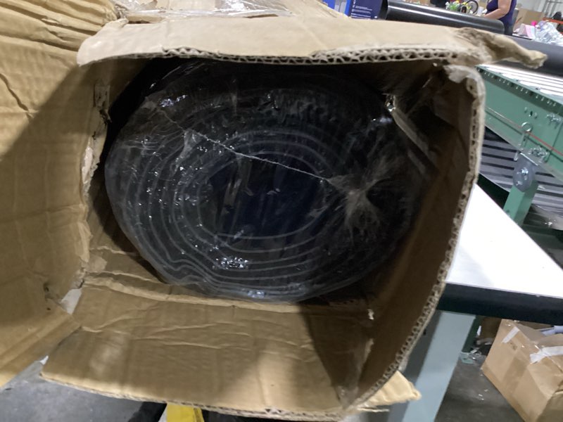 Condition photo showing Good Condition for lumi outdoor door mat traps & hides dirt 23.5x35.5, outside entrance, black | durable scraper surface removes mud & moisture, tpe base traps & hides dirt, heavy-duty waterproof non-slip rubber backing black 1'11" x 2'11" (23.5"x35.5")
