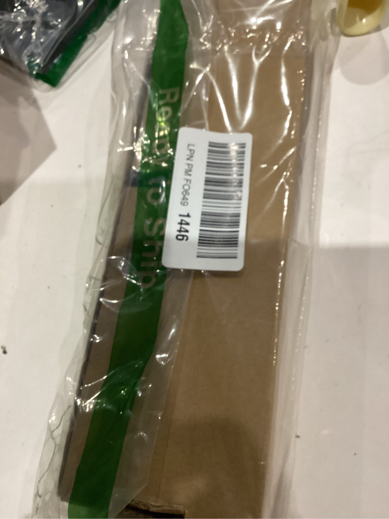 Condition photo showing As Is for iFealClear Universal Metal Toilet Tank Flush Lever Replacement, Side/Angle Mount Toilet Handle Replacement Kit, Solid Brass Toilet Trip Lever Fits Most Toilets, Stainless Steel Chain, White Side Mount Design White