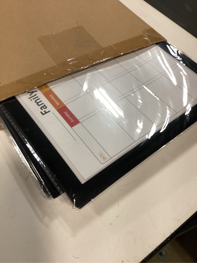 Condition photo showing New/Like New for magnetic sign holder - 8.5×11" wall mounted self-adhesive magnetic paper holder,transparent wall display frame with black edge,suitable for office, store, mall, home (black, 8.5x11-6 pack) black 8.5x11 - 6 pack