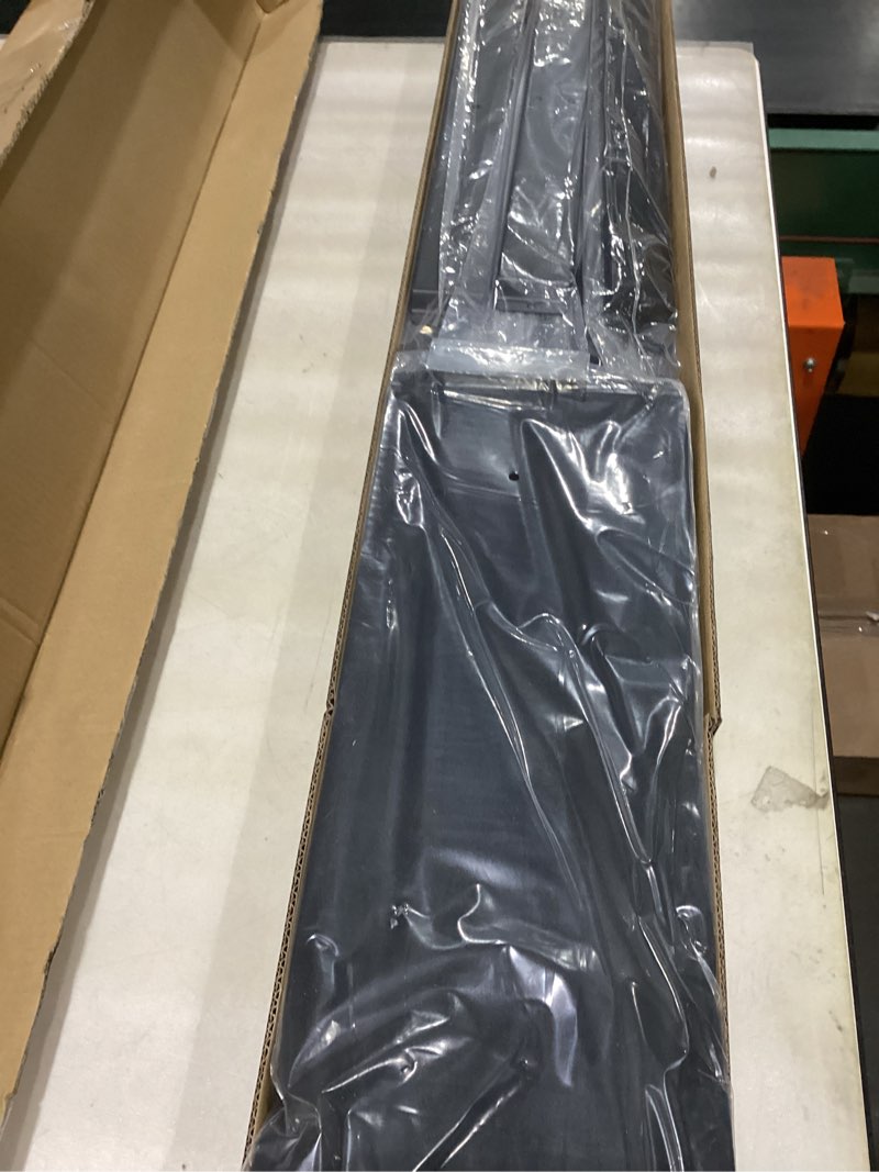 Condition photo showing Good Condition for rantila 4 panel room divider, 6 ft folding privacy screen with wide feet, freestanding partition for room separation, portable room divider panel, 89" w x 71" h, black