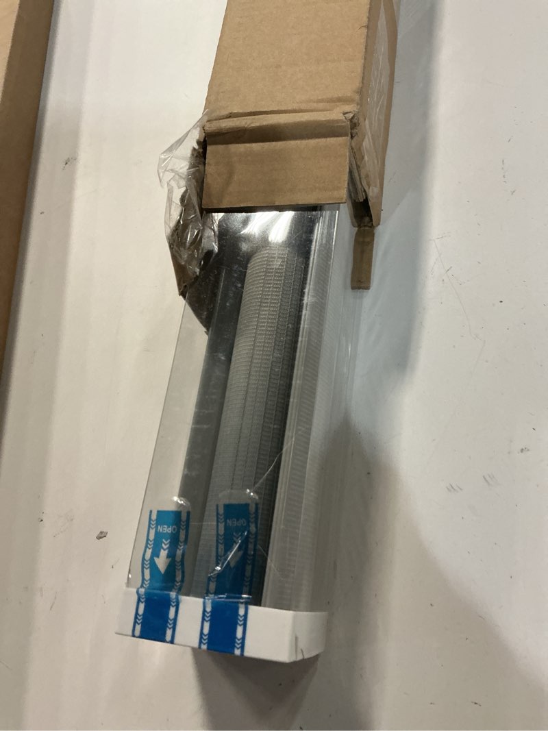 Condition photo showing Good Condition for MYshade Roller Shades Zebra Blinds for Indoor Windows Cordless Day and Night Light Filtering Dual La