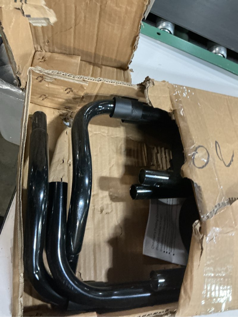 Condition photo showing As Is for Nimsqury Foldable Gymnastics Bar, 5-Height Adjustable Gymnastic Bars for Kids at Home,Robust & Stable for Indoor/Outdoor Using,Weight Limit 140LBS Black