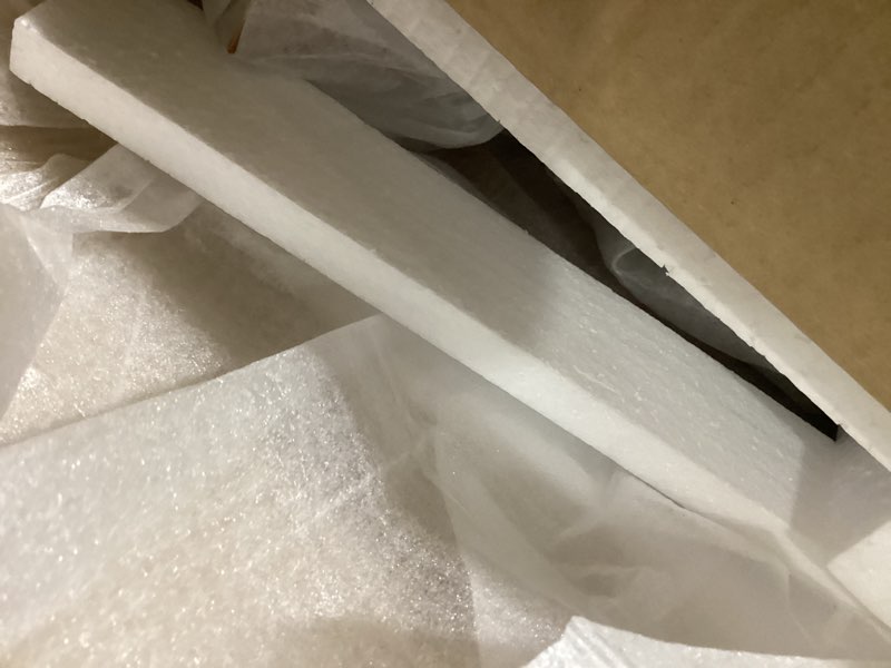 Condition photo showing Good Condition for C Shaped End Table, Small Round Side Table for Couch, Slide Under Sofa Tray Desk for Living Room Bedroom, Solid Wood TV Tray Table for Narrow Space (15” Chestnut) Chestnut Medium-15"