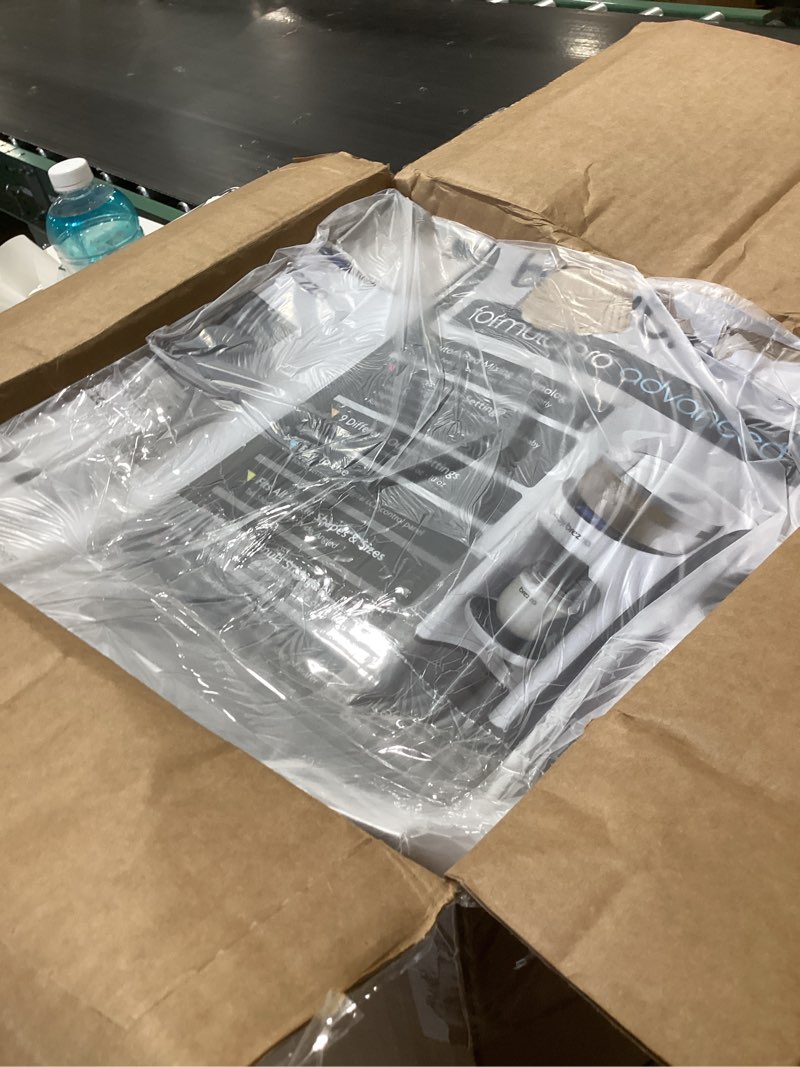 Condition photo showing As Is for baby brezza new and improved formula pro advanced formula dispenser machine - automatically mix a warm formula bottle instantly - easily make bottle with automatic powder blending, white