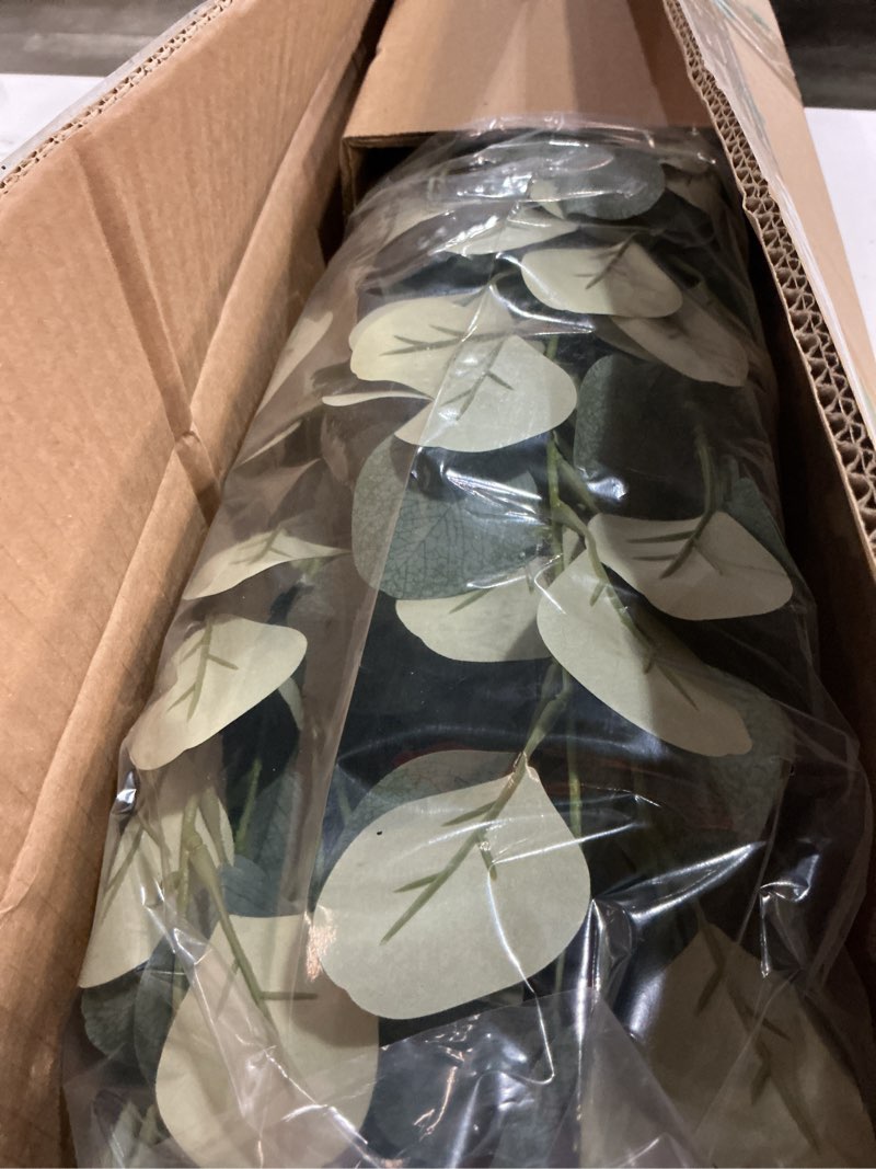 Condition photo showing New/Like New for 5ft artificial eucalyptus tree indoor, faux eucalyptus tree with 477 silk leaves, tall fake tree - artificial tree indoor for living room office bedroom home decor
