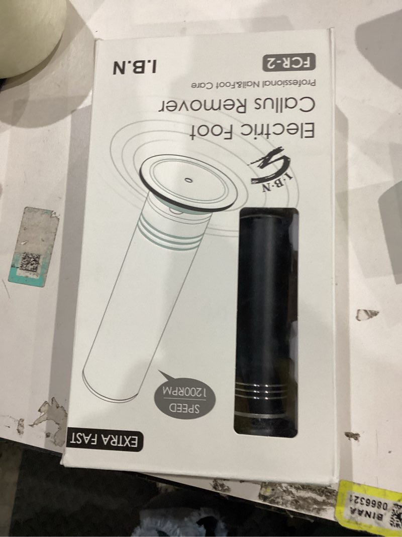 Condition photo showing New/Like New for Upgraded Electric Callus Remover for Feet (Adjustable Speed) Professional Electric Foot File Foot Sander Foot Grinder for Dead Skin Pedicure Tools with 60 Replaceable Sandpaper, Black