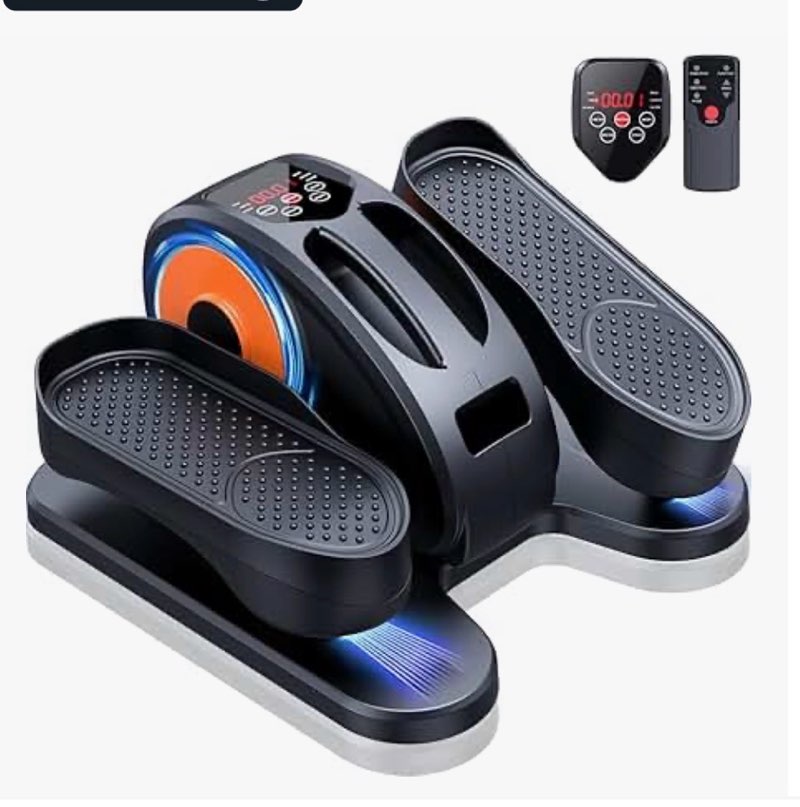 gugttr under desk elliptical machine, electric elliptical leg exerciser for seniors fully assembled,