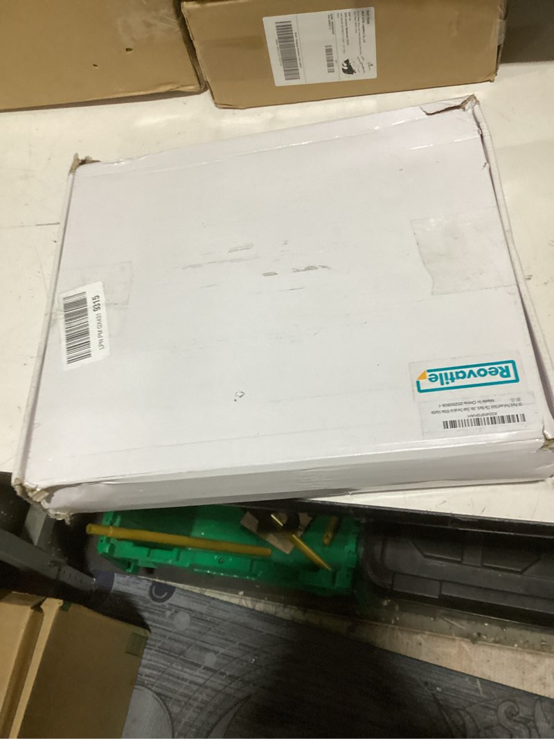 Condition photo showing As Is for 2026 new upgrade peel and stick backsplash tile, peel and stick 11.34" x 11.57" wall tile for kitchen, bathroom, fireplace, laundry (bright white, 20 packs) 20 bright white