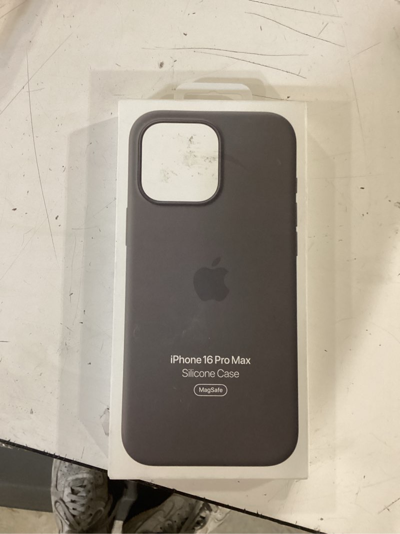 Condition photo showing New/Like New for apple iphone 16 pro max silicone case with magsafe - stone gray