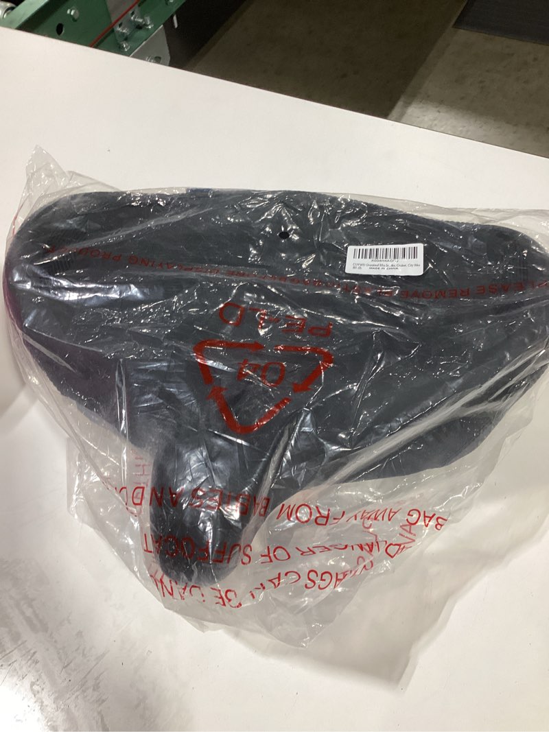 Condition photo showing Good Condition for cdywd oversized bike seat for men & women comfort, extra wide bicycle seat cushion, comfortable wing padded, large replacement saddle for peloton, stationary exercise bike, ebike, cruiser, city bike black