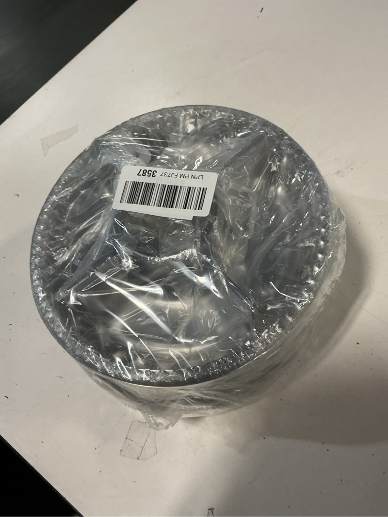Condition photo showing As Is for Lyellfe 30 Pack Plastic Appetizer Tray with Lid, Disposable Veggie Fruit Snack Tray with 5 Compartment, 9.5 Inch Heavy Duty Clear Round Food Container Platter for Salad, Nut, Olive, Party