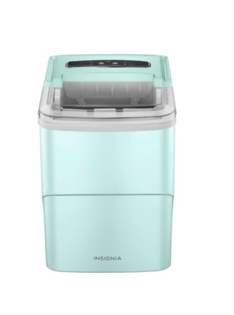  Insignia™ - Portable Ice Maker with Auto Shut-Off - Mint 