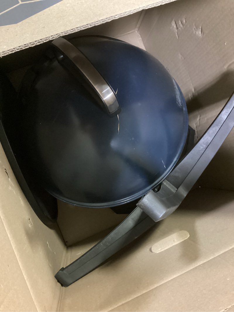 Condition photo showing As Is for GreenPan 2-in-1 Portable Indoor/Outdoor Electric Grill & Griddle, Forest