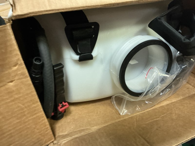 Condition photo showing Good Condition for chapin 60114 backpack sprayer, 4?gallon pump sprayer, translucent poly tank, 3?stage filtration, adjustable poly cone nozzle & 20" wand for lawn & garden weed, pest & fertilizer applications 4g, pump