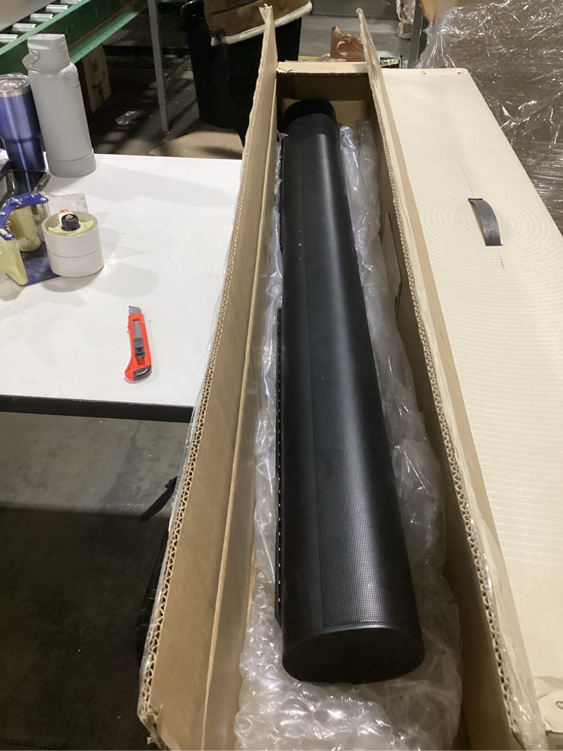 Condition photo showing As Is for Sonos Arc Ultra Soundbar with Dolby Atmos and Voice Control - 9.1.4 Surround Sound for TV and Music - Black Black Soundbar Only