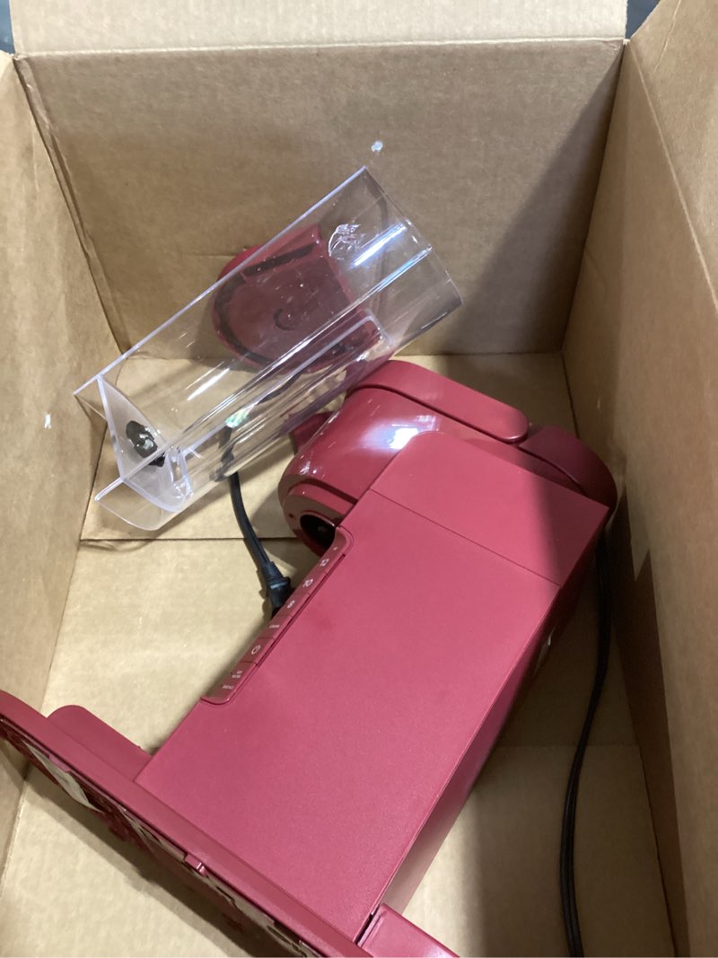 Condition photo showing As Is for Keurig K-Express Single Serve K-Cup Pod Coffee Maker, 3 Brew Sizes, Strong Button Feature, 42oz Removable Reservoir, Holiday Berry