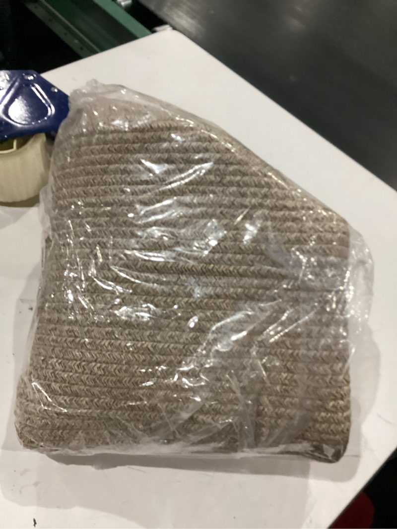 Condition photo showing Good Condition for Laundry Basket,Woven Cotton Rope Laundry Hamper,60L for Decor Storage of Dirty Clothes,Toys and Blankets in Bathroom,bed Room and Living Room Brown 60L