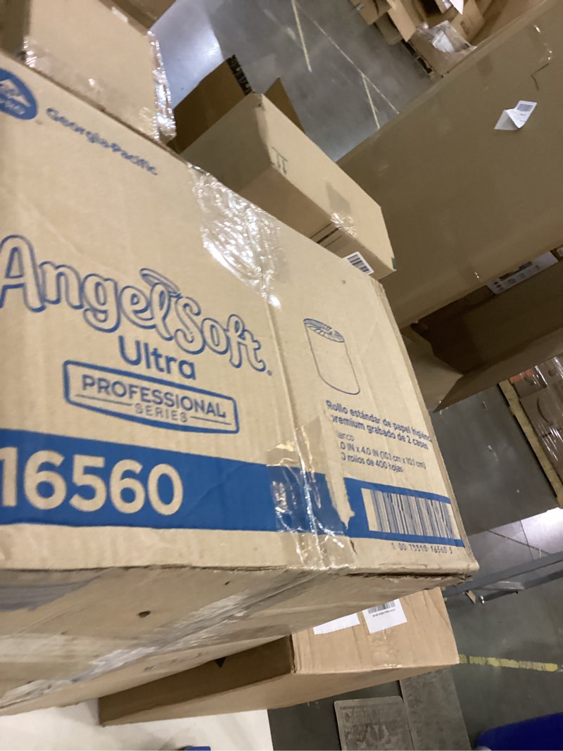 Condition photo showing New/Like New for Angel Soft Ultra Professional Series 2-Ply Embossed Toilet Paper by GP PRO 1632014 400 Sheets Per Roll 20 Rolls Per Convenience Case