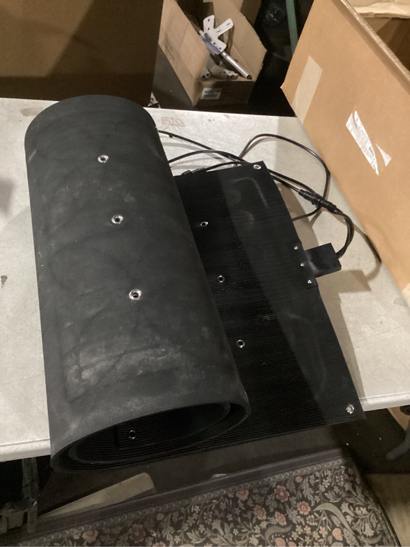 Condition photo showing As Is for SIMILAR TO STOCK PHOTO. Heated Snow Melting Mats,13in x 10FT Heated Outdoor Mats for Winter Snow Removal,Snow and Ice Melting Mats for Proof and Sidewalks