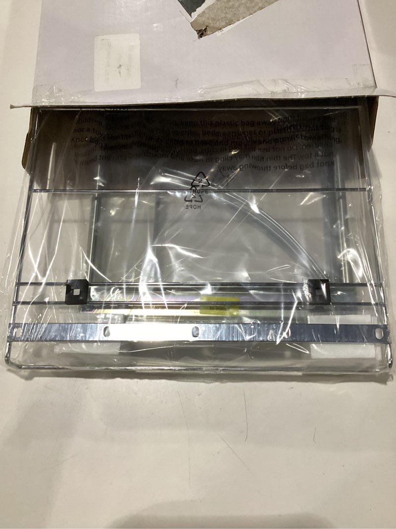 Condition photo showing Good Condition for lynk professional® pull out cookie sheet organizer for cabinet – baking sheet organizer – sheet pan organizer - lifetime ltd. warranty – 14” x 21” deep inside cabinet, chrome 14w x 21d x 9.6h -inch