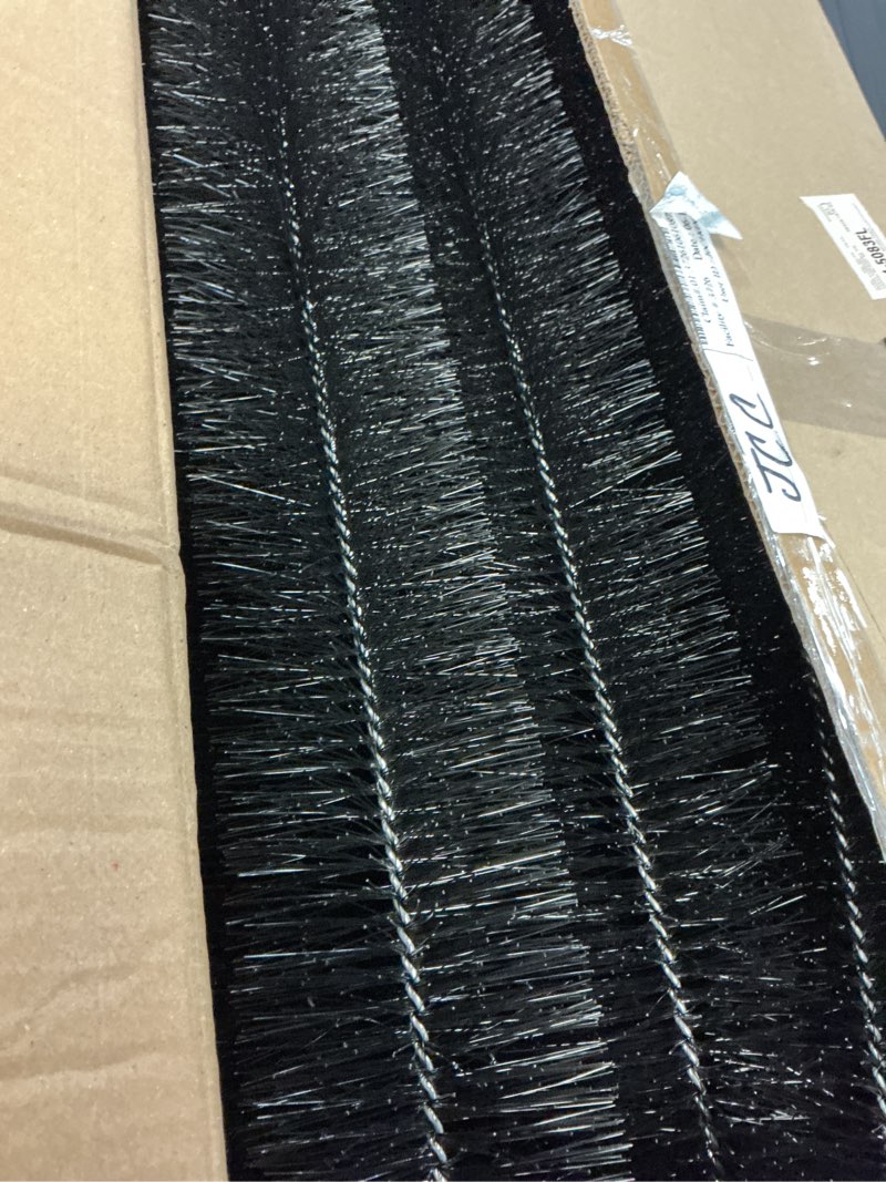 Condition photo showing Good Condition for vevor gutter brush, 4.33 inch diameter 80 feet total length gutter cleaning tools, ground-level brush leaf guard for 5 inch gutters, easily clear roof leaves and debris, 27 pack 80ft & 4.33in diameter