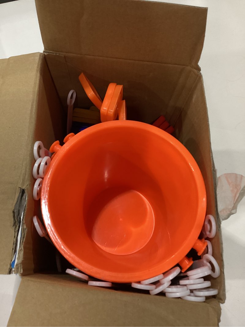 Condition photo showing New/Like New for holady 5.28'' inch sand beach buckets pail with shovels,sand bucket water pail for beach fun great summer party accessory(24 bucket+24 shovels) 24 set