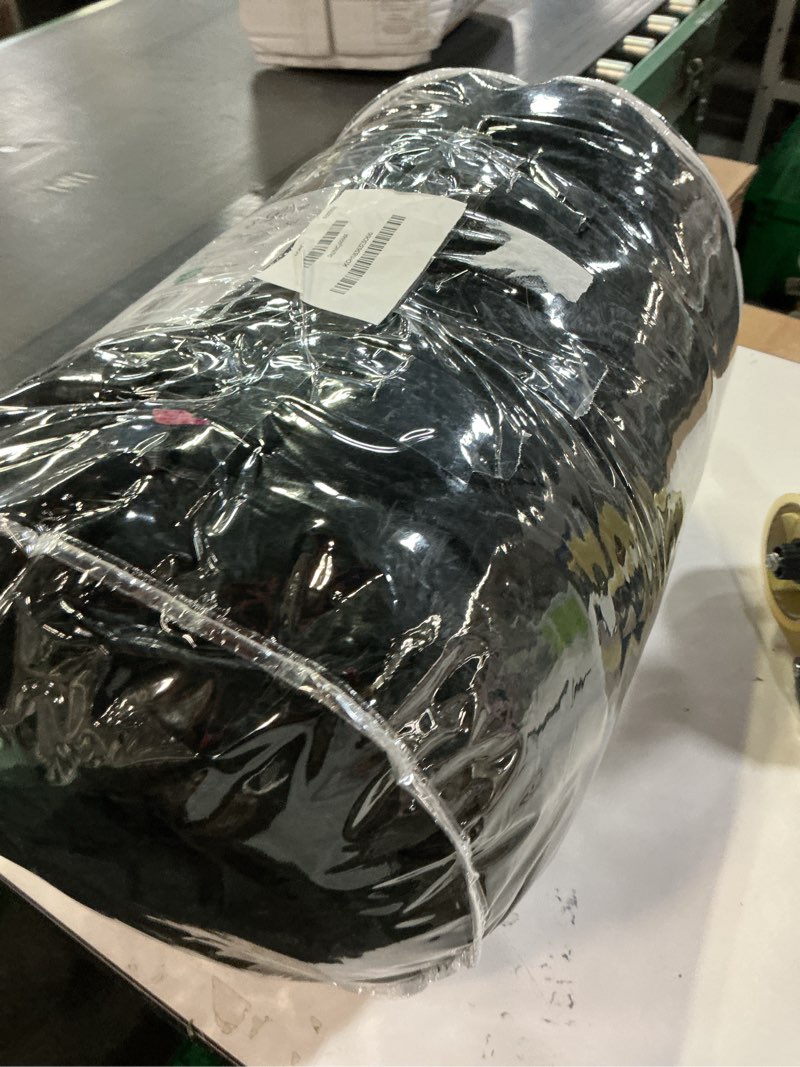 Condition photo showing Good Condition for Madison Park 3pc King Dahlia Faux Fur Comforter Set Black