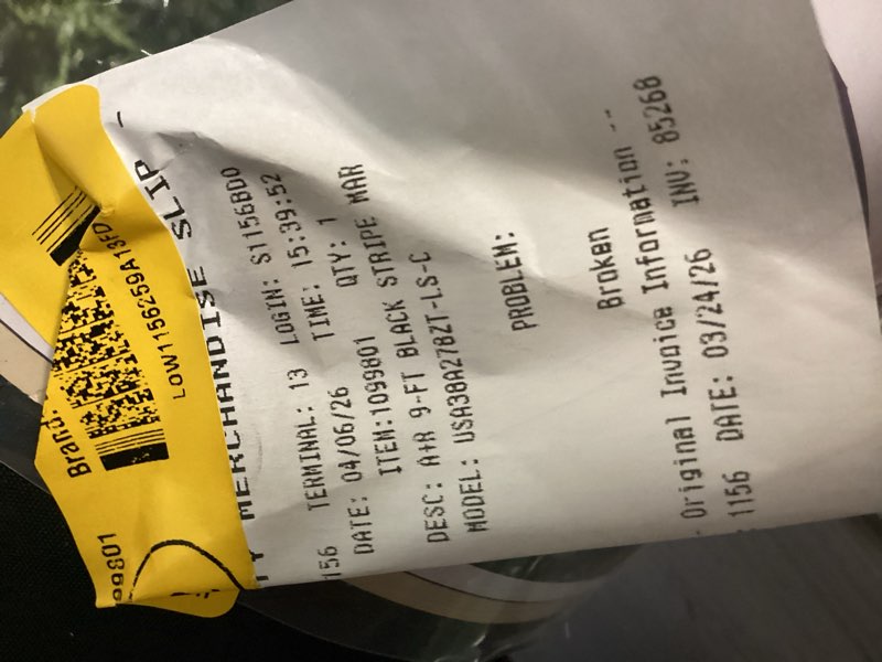 Condition photo showing As Is for allen roth 9 ft umbrella