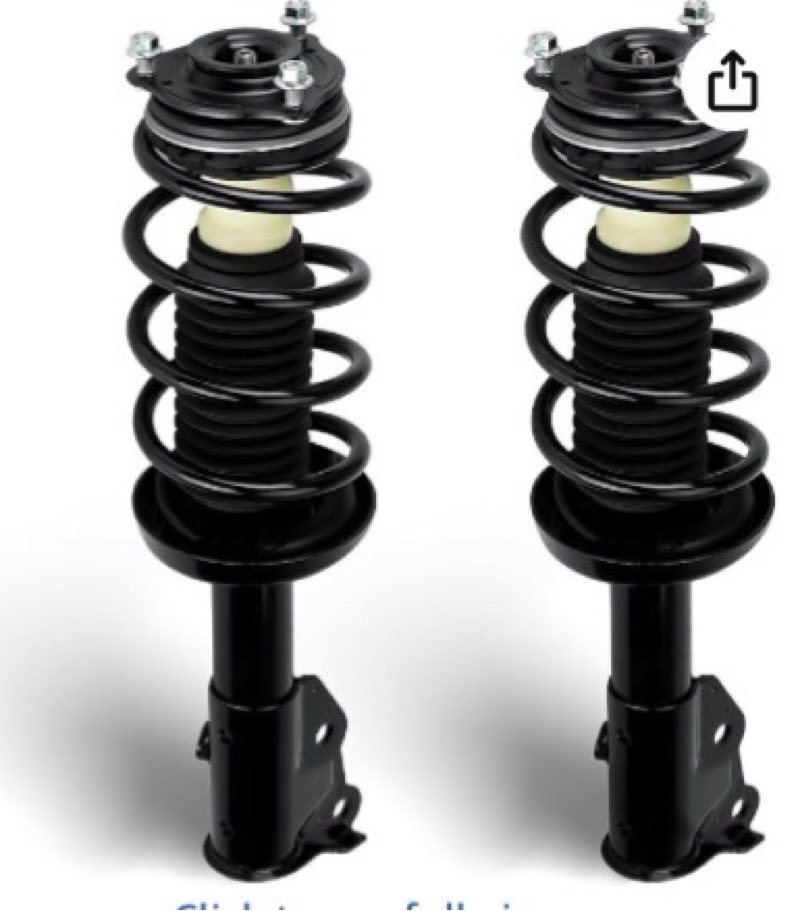front pair struts w/coil spring assembly shock absorber fit for honda civic 2006-2011 dx ex lx 1.8l 