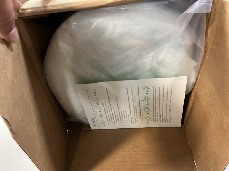 Condition photo showing Good Condition for novilla memory foam mattress topper queen - 2 inch cooling gel infused memory foam | slow-rebound pressure relief | certipur certified | comfort for sleeper sofa, rv, camper, dorm room 2 inch blue queen