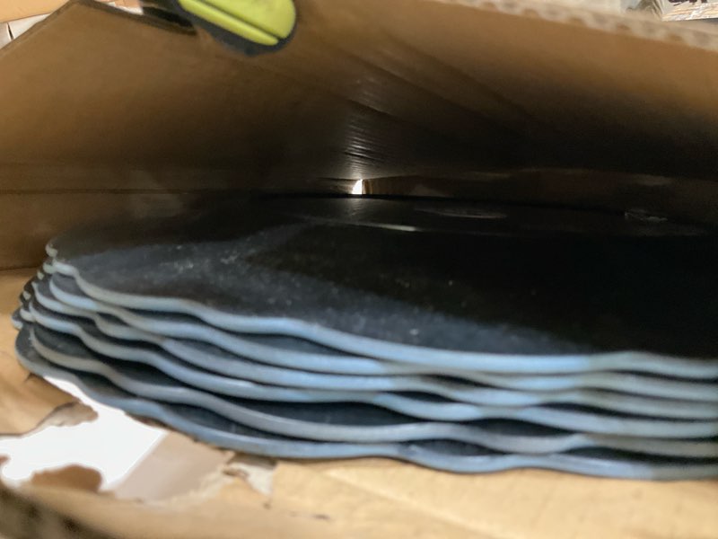 Condition photo showing As Is for home decor plates