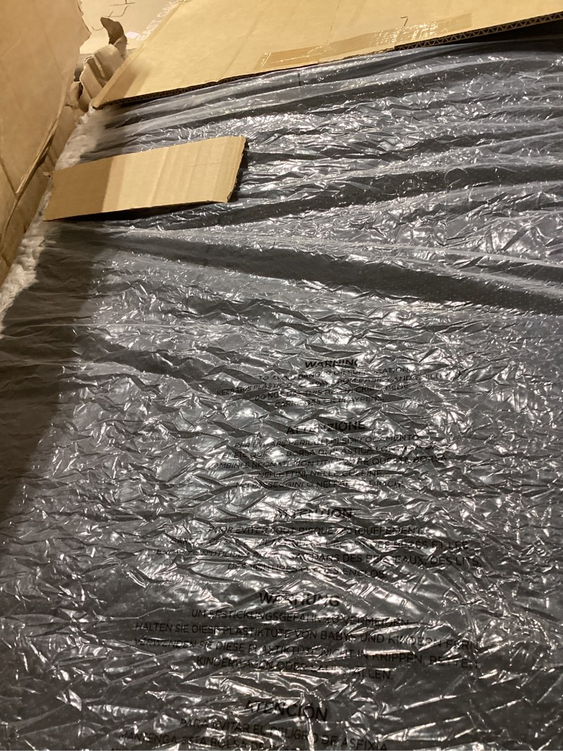 Condition photo showing Good Condition for human dog bed for adult, 2 in 1 foldable giant dog bed for people fits pet families, egg foam supportive mat, waterproof liner, faux fur human size pet bed with blanket, 71"x43"x10", grey adult 71"x43"x10"(folded43“x35.5”) grey