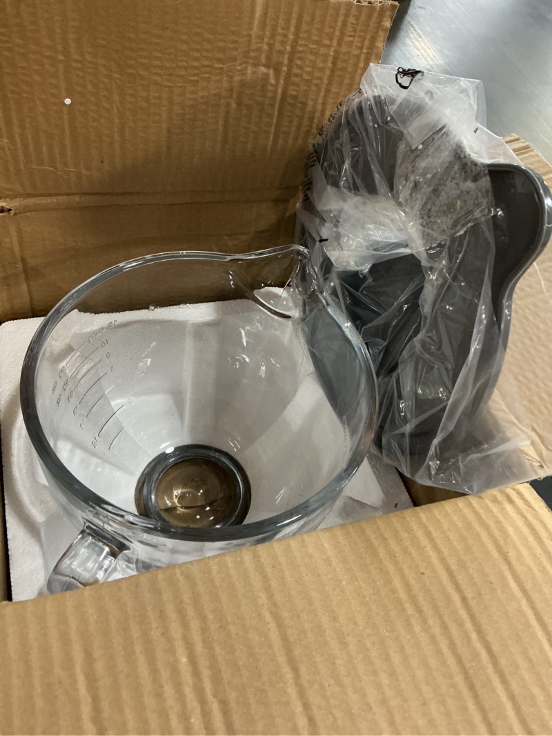 Condition photo showing Good Condition for gdrtwwh glass bowl for kitchenaid 4.5-5 quart tilt-head stand mixer,replacement with kitchenaid artisan mixer glass bowl glass mixing bowl