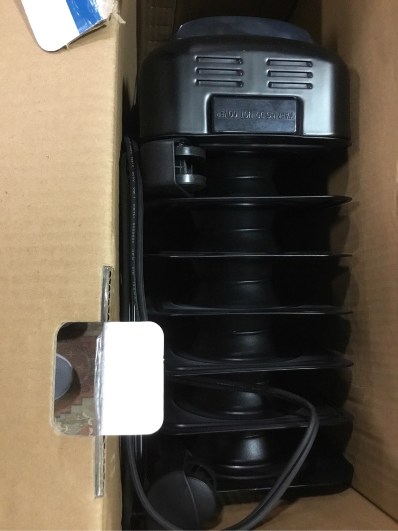 Condition photo showing As Is for Utilitech 1500 -Watt Oil-filled radiant Utility Indoor Electric Space Heater with Thermostat