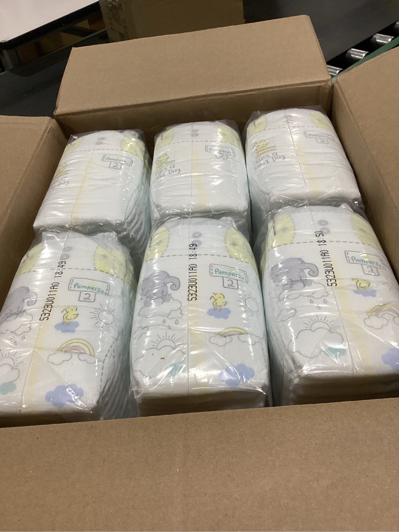 Condition photo showing New/Like New for Pampers Baby Diapers - Swaddlers - Size 2, 186 Count, Ultra Absorbent Disposable Infant Diaper
