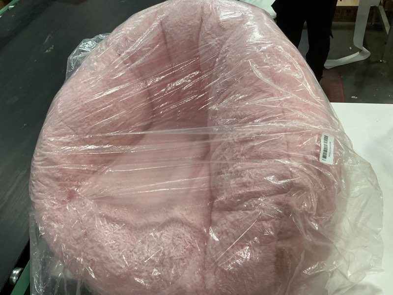 Condition photo showing New/Like New for MAXYOYO Bean Bag Chair for Kids, Shell Shaped Bean Bag Couch for Boys and Girls, Toddler Chair Bean Bag Sofa for Playroom, Nursery Room, Pink Standard Pink