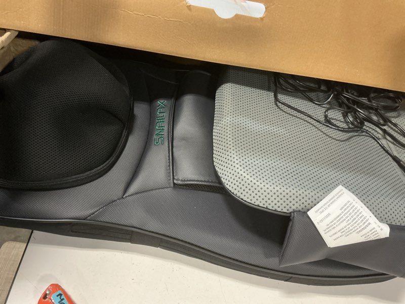 Condition photo showing Good Condition for Snailax Shiatsu Neck Back Massager with Heat, Full Body Massage Chair Pad with Adjustable Height, Deep Kneading & Rolling Massage Seat Cushion for Back Pain, APP Control Seat Chair Massager, Gifts SL-233APP-N