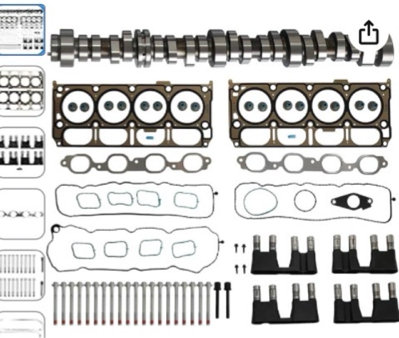 AFM DOD Disable Camshaft Lifter Kit & Head Gasket Set Fit for GM Chevrolet L83 Silverado Suburban Ex
