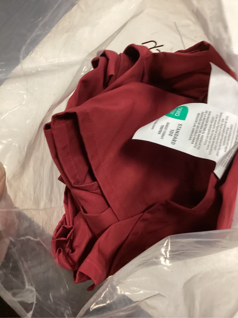 Condition photo showing Good Condition for bedsure queen sheet set, rayon derived from bamboo, cooling sheets, purewoven, breathable & soft, deep pocket up to 16 inches, hotel luxury silky bedding for hot sleepers, burgundy 15 - burgundy queen