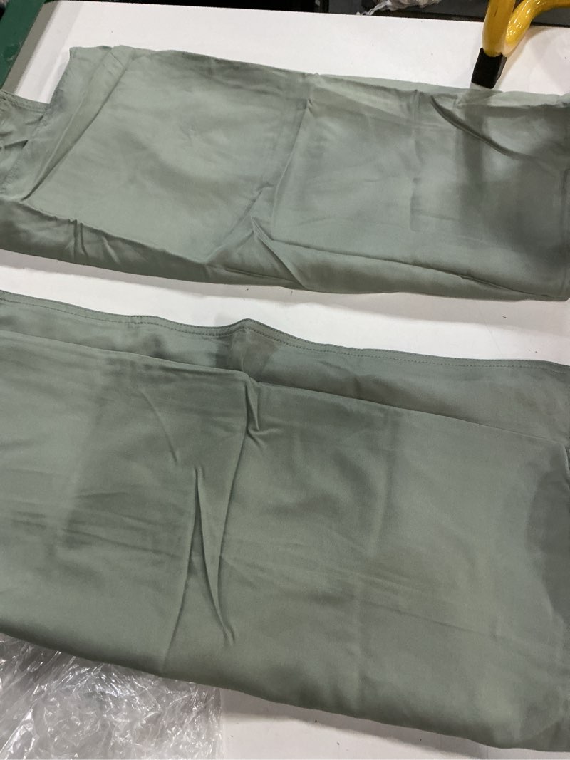 Condition photo showing Good Condition for quince, european bamboo pillowcase set of 2 /king/dried sage