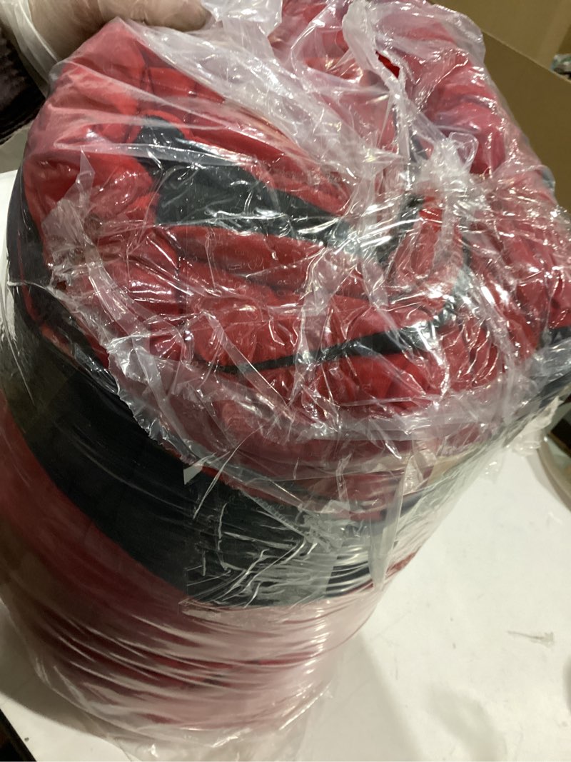 Condition photo showing Good Condition for MUXHOMO 7 Pieces King Comforter Set, Reversible Bed in a Bag King Size, All Season Bedding Set with Comforter, Flat Sheet, Fitted Sheet, Pillowcases & Shams, Red & Black King (104"x90") 01 - Red/Black