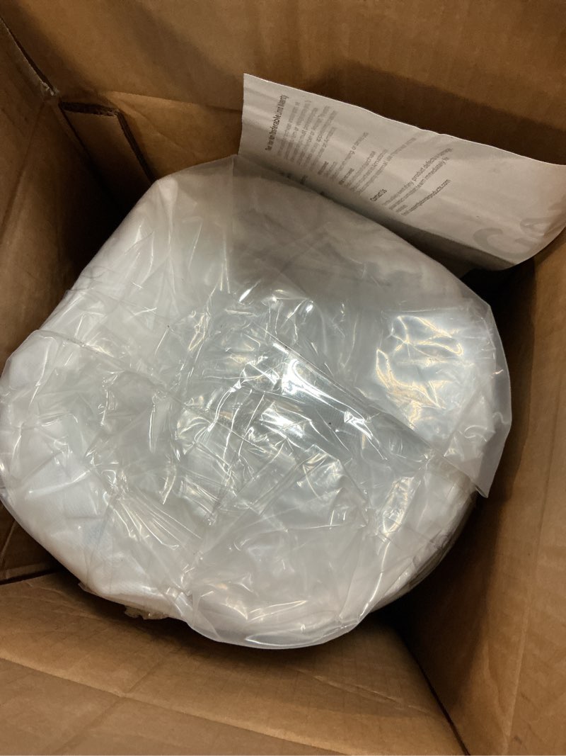 Condition photo showing New/Like New for ohgeni 3 inch cooling full size gel memory foam mattress topper pad, soft bed cover with anti-slip base & zipper, fits 6"-19" mattresses with straps, extra comfort for sleep & back pain relief