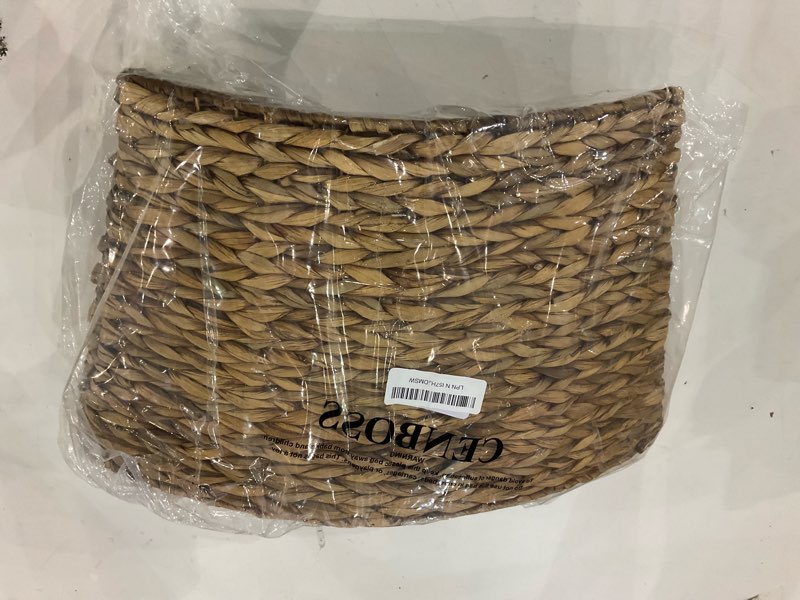 Condition photo showing New/Like New for CENBOSS Rattan Christmas Tree Collar, Wicker Tree Skirt & Stand Base Cover (Brown Wash, 30 inch) Brown Wash 30 inch