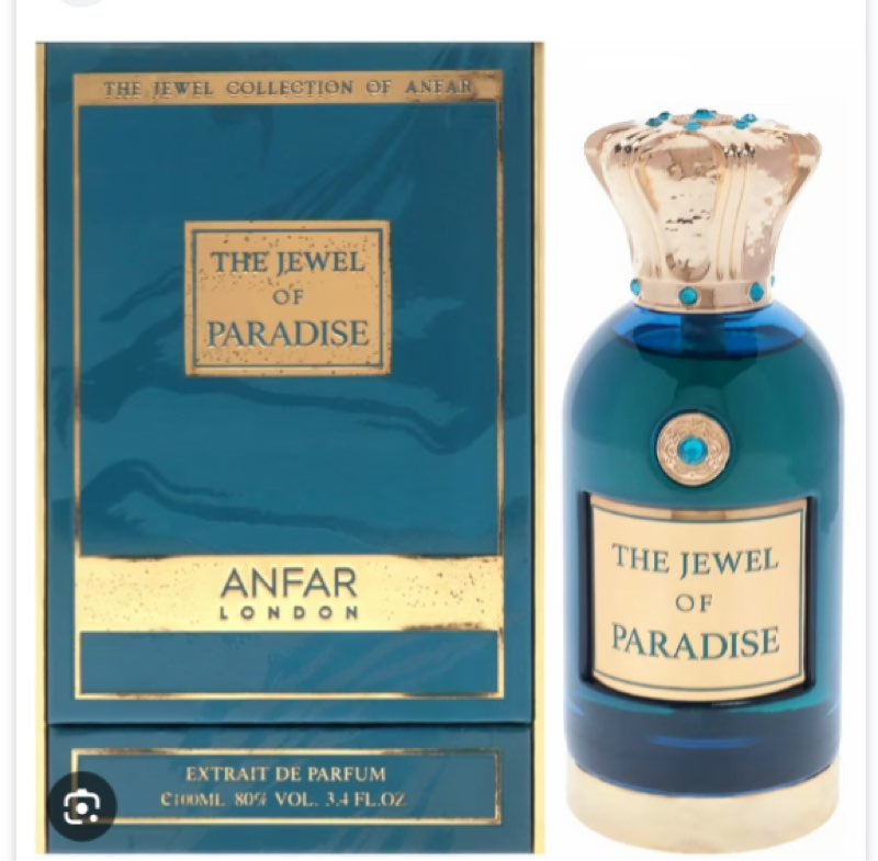 Anfar The Jewel Collection - Paradise , 3.4 oz Extrait De Parfum Spray