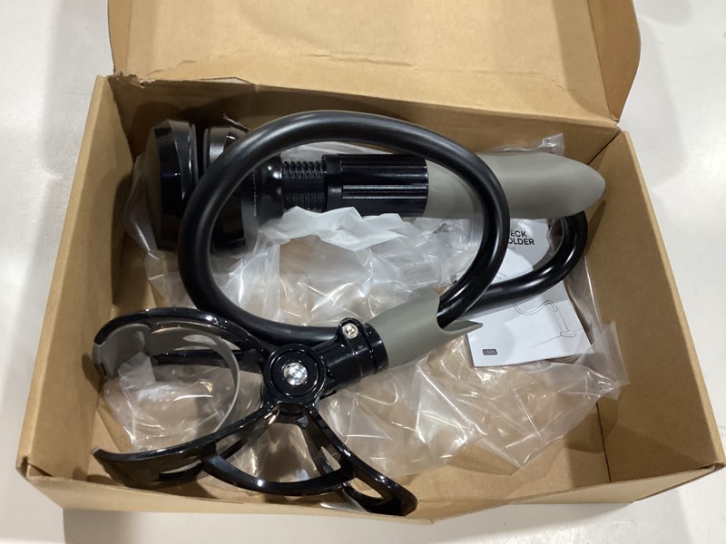 Condition photo showing Good Condition for lamicall gooseneck phone holder for bed - cell phone mount clamp clip, flexible long arm, overhead mount for desk headboard bedside, gifts for iphone air 17 pro max, 16 15 14 pro max and 4-7" phone black