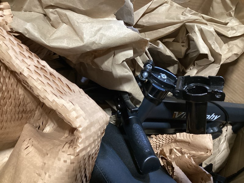 Condition photo showing Good Condition for knee scooter with disc brake system, steerable knee walker for adults for foot surgery, broken ankle, foldable rover scooter for broken foot injured leg crutch