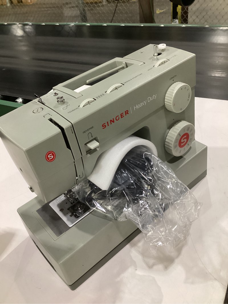 Condition photo showing Good Condition for (not tested)singer heavy duty 4423 sewing machine, grey | strong motor, full metal frame, 97 stitch applications, 1-step buttonhole, led light & accessory kit