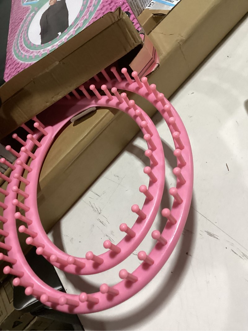 Condition photo showing Good Condition for WAYION 55" Afphgan Serenity Loom Knitting Board Weave Loom Kit with Step by Step Instructions Great for The Experienced Loom Knitter(Blue/Pink) (Pink)