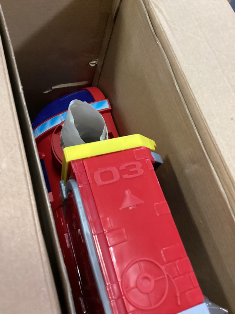 Condition photo showing Good Condition for paw patrol fire rescue command center with marshall figure, rescue fire truck, lights, launcher & sound fx, kids toys for boys & girls ages 3 and up fire rescue playset