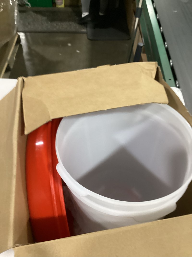 Condition photo showing New/Like New for pickmesh 2 pcs 2 gallon plastic poultry drinker poultry waterer automatic chicken water feeder fed water container jar for duck baby chicks rabbit turkeys outdoor farm